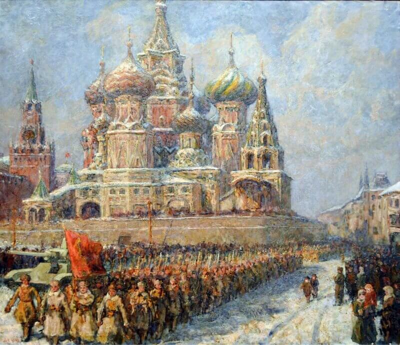 На фронт. Зима 1941.