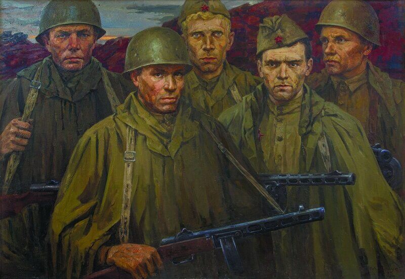 Добровольцы-разведчики.