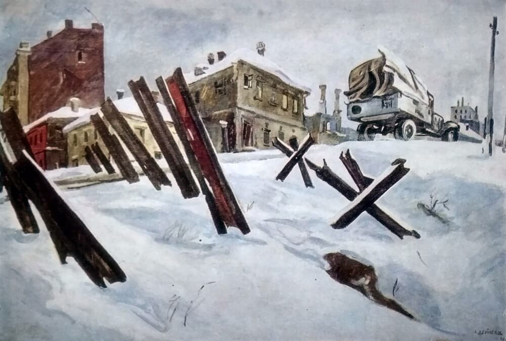 Окраина Москвы. Ноябрь 1941 года.